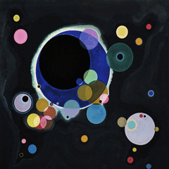 reproductie Several circles van Kandinsky